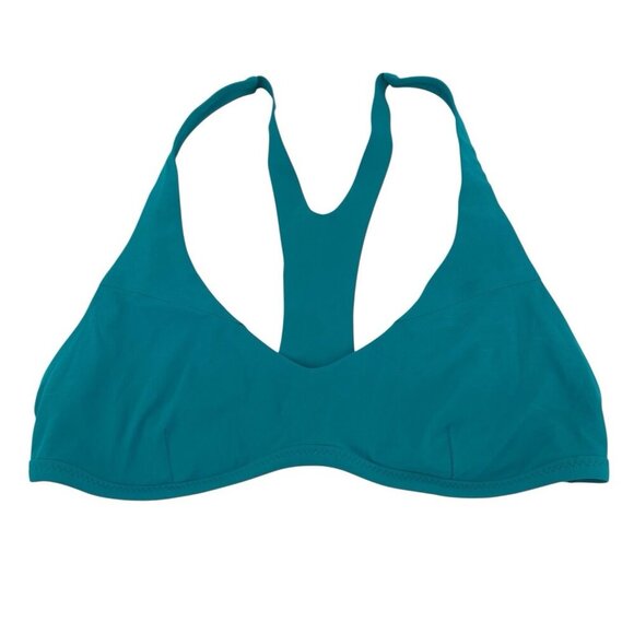 Lululemon Size 8 / M Blue Shanti Surf Sport Bikini Top NO SIZE TAG - Picture 1 of 7